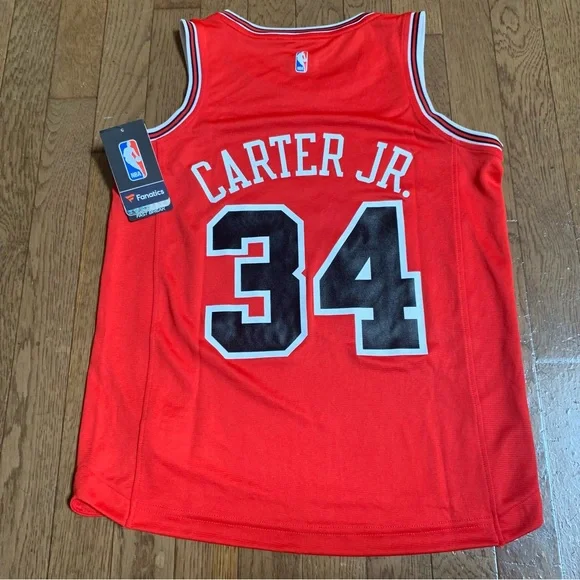 Fanatics Youth Fast Break Replica Jersey Wendell Carter Jr | Size Small | Red - Picture 2 of 6